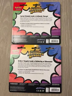 Pokemon TCG Ascended Heroes 2-Pack Blisters - Erika and Larry - Set of 2 SEALED - Image 2
