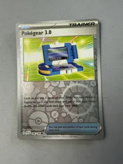 Pokemon TCG * Scarlet & Violet * 186/198 Pokegear 3.0 REVERSE HOLO Common * NM - Image 1