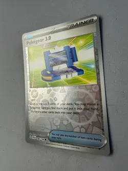 Pokemon TCG * Scarlet & Violet * 186/198 Pokegear 3.0 REVERSE HOLO Common * NM - Image 2