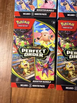 Factory Sealed Pokemon Perfect Order & Journey Together Booster Bundle Lot Of 4 - Image 4