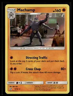 Machamp 13/18 Detective Pikachu Rare Pokemon - Image 1