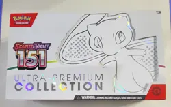 MEW UPC 151 Ultra Premium Collection EMPTY BOX includes Coin, Playmat, Dice - Image 1