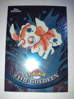 Topps Chrome Pokemon Goldeen #118 NM/M (A) - Image 1