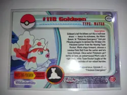 Topps Chrome Pokemon Goldeen #118 NM/M (A) - Image 2