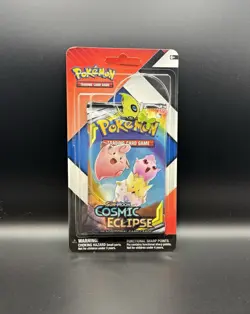 Pokemon Cosmic Eclipse & Chilling Reign 2 pack Blister w/ pin - Sealed - Image 1
