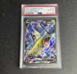 Pokemon Co. 2021 Evolving Skies Gyarados V 171/203 PSA 10 Full Art Holo - Image 1