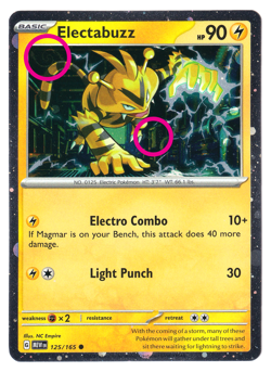 HD SWIRLS HD COSMOS HOLO Abra 063/165 & Electabuzz 125/165 - Pokemon 151 Promo - Image 3