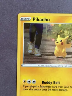 2022 Pokemon SWSH Pokemon GO Pikachu Promos Holo #027/078 - Image 2