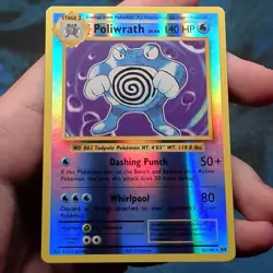 Poliwrath 25/108 Reverse Holo Rare Evolutions Pokemon TCG - LP - Image 1