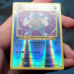Poliwrath 25/108 Reverse Holo Rare Evolutions Pokemon TCG - LP - Image 2