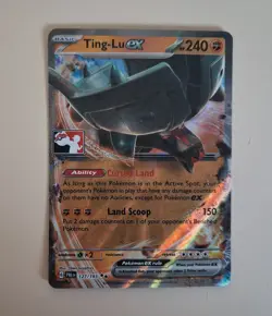 Pokemon TCG Ting Lu Ex 127/193 Paldea Evolved - Rare Holo NM/M Pack Fresh - Image 1