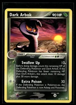 Dark Arbok 29/109 Team Rocket Returns Uncommon Pokemon - Image 1