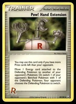 Pow! Hand Extension 85/109 Team Rocket Returns Uncommon Pokemon - Image 1