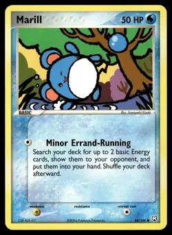 Marill 68/109 Team Rocket Returns Common Pokemon - Image 1