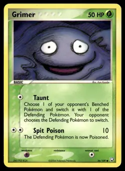 Grimer 56/109 Team Rocket Returns Common Pokemon - Image 1