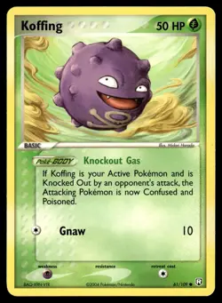 Koffing 61/109 Team Rocket Returns Common Pokemon - Image 1