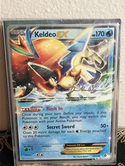 Keldeo EX 49/149 - Boundaries Crossed Holo - Pokemon TCG Card - NM - Image 1
