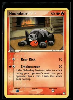 Houndour 59/109 Team Rocket Returns Common Pokemon - Image 1