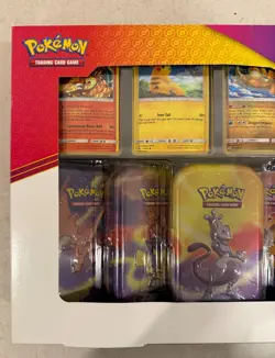 2021 POKEMON TCG COSTCO KANTO POWER 5-PACK MINI TINS COSMOS SET CANADA SEALED - Image 2
