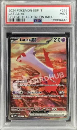 CARTA POKEMON LATIAS EX 239/191 PSA 9 GRADATA TCG CARD ITA - Image 1
