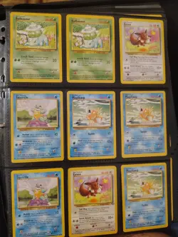 Pokemon cards Binder lot - WOTC Vintage commons, 35 Cards, LP To NM - Image 3