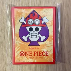 Official One Piece Limited Card Game Sleeves Premium Matte Vol. 4 Portgas D. Ace - Image 1