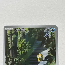 Pokemon Psyduck Illustration Rare Full Art Holo Card 175/165 Basic Sv151 EN - Image 4