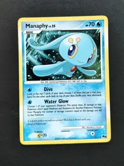 Manaphy 2/17 POP Series 9 Holo Rare Pokemon Card - Image 1