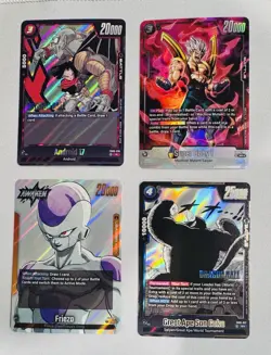 Bandai Dragon Ball Super Card Game Holo Lot Android 17, Super Baby 1, Frieza, G… - Image 1