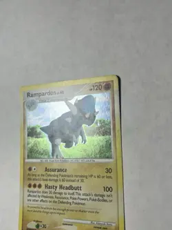 Pokemon TCG Rampardos Mysterious Treasures 33/123 Cosmos Holo Rare Card LP SWIRL - Image 3