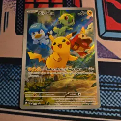 Pikachu 027 Holo Promo Sv: Scarlet & Violet Pokemon Card - Image 1