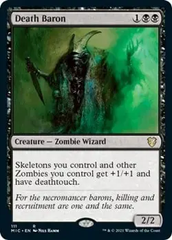 Magic The Gathering MTG DEATH BARON Innistrad Crimson Vow NM Near Mint - Image 1