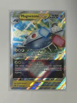 Pokemon TCG Magnezone VSTAR Holo Ultra Rare Card 057/196 Lost Origin - Image 3