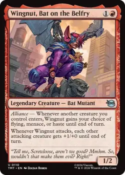 MtG Wingnut, Bat on the Belfry U 0110 Teenage Mutant Ninja Turtles Reg. Uncommon - Image 1