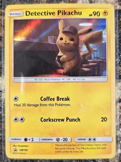 Pokemon 2019 Detective Pikachu SM190 LP - Image 1