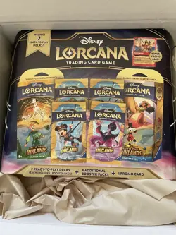 Disney Lorcana Into the Inklands Booster Box Trading Card Game, Sealed - Image 1
