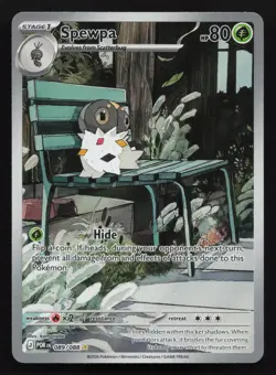Spewpa 089/088 Holo Illustration Rare Perfect Order Pokemon Card - Image 1