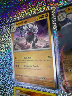 Pokemon TCG: Promo 032 Annihilape ex; Reverse Holo 51/111 Primeape - Image 5