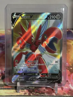 Pokemon TCG Scizor V 183/189 SWSH Darkness Ablaze 2020 NM/M - Image 1