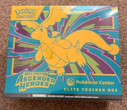 Pokemon Ascended Heros Pokemon Center Elite Trainer Box ETB Sealed New - Image 1
