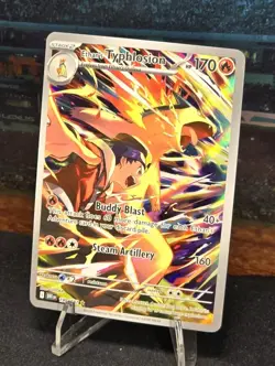 Pokemon TCG Destined Rivals - Ethan's Typhlosion IR 190/182 - Image 2
