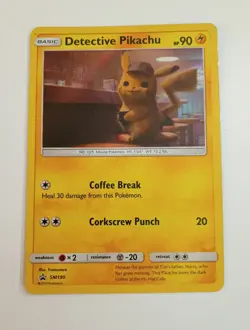Pokemon TCG - Detective Pikachu - SM190 LP Holo Promo Sun & Moon Promo - Image 1
