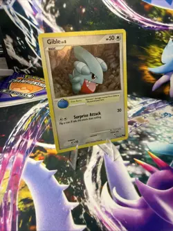 Gible 7/17 Holo POP Series 6 Pokemon TCG **HOLO BLEED With SWIRL** - Image 5