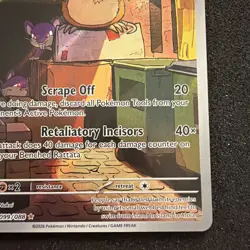 Pokemon Raticate 099/088 Me03: Perfect Order Illustration Rare Holo NM - Image 4