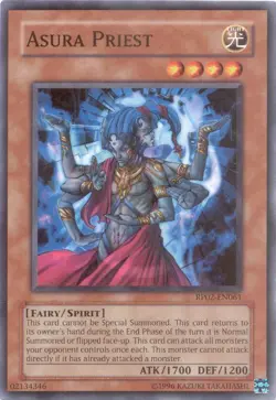 Yugioh! LP Asura Priest - RP02-EN061 - Common - Unlimited Edition Lightly Played - Image 1
