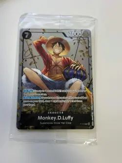Sealed Monkey.D.Luffy (Tin Pack Set Vol. 2) P-075 One Piece Promotion Cards Foil - Image 1