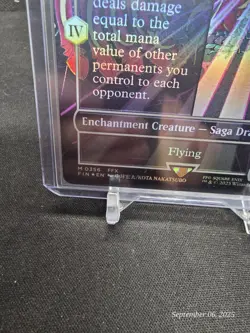 Summon: Bahamut FOIL Borderless MTG Final Fantasy FIN FFX Mythic 351 - Image 4