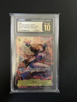 One Piece CGC Pristine 10 Sabo PC: Best Selection Vol. 3 P-073 Promo Japanese - Image 1