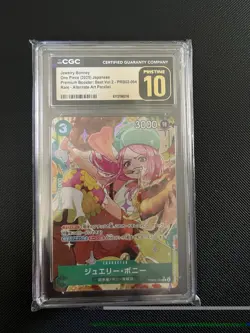 One Piece CGC Pristine 10 Jewelry Bonney PRB02-004 Alt Art Rare Japanese - Image 1