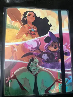 Disney Lorcana: Lorebook Iconic Characters 9-Pocket Portfolio Holds 252 Cards - Image 1